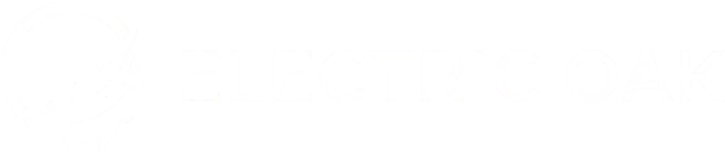 Electric Oak Transparent White Logo